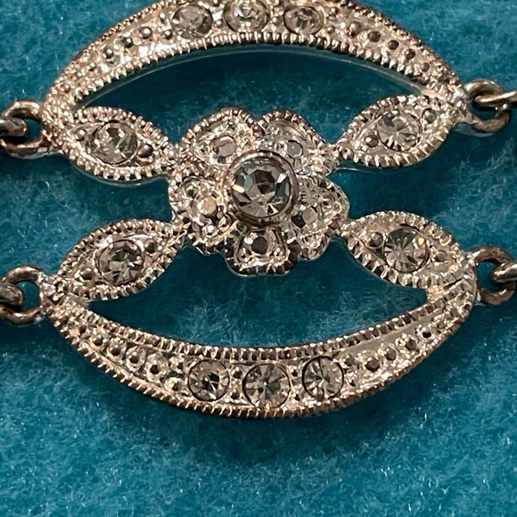 Vintage Pave Set Rhinestone Bracelet - Picture 10 of 12